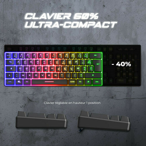 Spirit Of Gamer Pro K2 (Noir) (AZERTY)