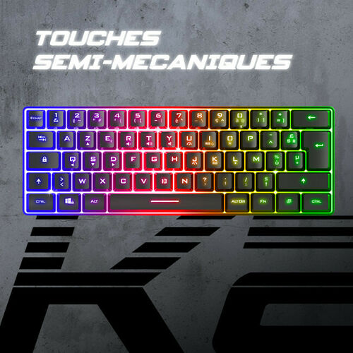 Spirit Of Gamer Pro K2 (Noir) (AZERTY)