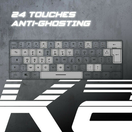 Spirit Of Gamer Pro K2 (Blanc) (AZERTY)