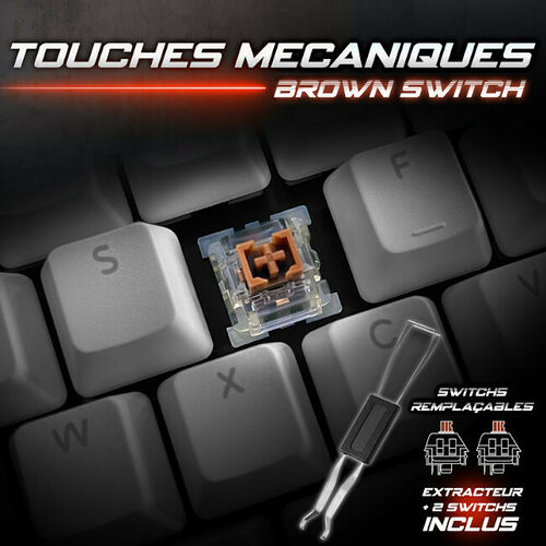 Spirit Of Gamer Xpert K350 (Noir) (AZERTY)