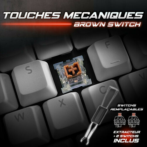 Spirit Of Gamer Xpert K350 (Blanc) (AZERTY)