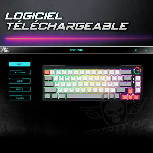 Spirit Of Gamer Xpert K600 (Noir) (AZERTY)