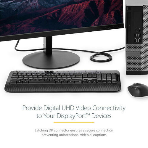 StarTech Câble DisplayPort 1.2 - Noir - 0.5 m