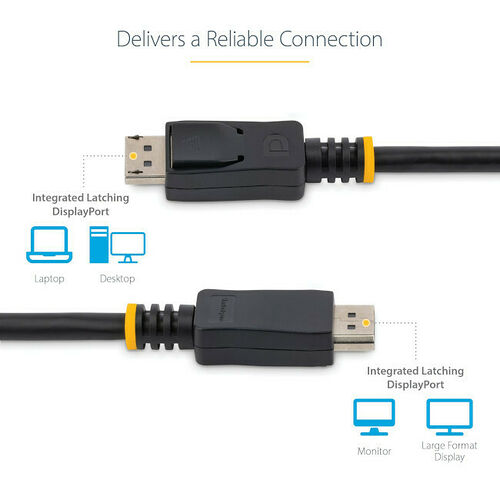 StarTech Câble DisplayPort 1.2 - Noir - 0.5 m