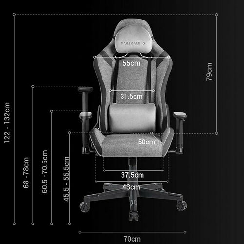 Mars Gaming MGC-PRO Fabric (Rose)