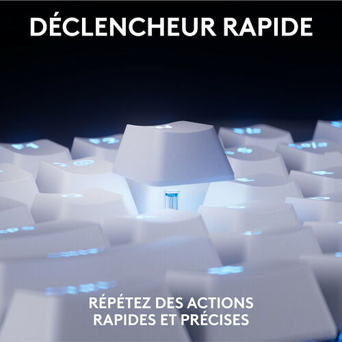 Logitech G PRO X TKL Rapid Linear - Blanc (AZERTY)