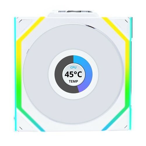 Lian Li Uni Fan SL Wireless LCD Reverse Blanc - 120 mm