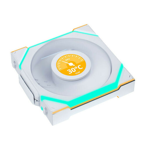 Lian Li Uni Fan SL Wireless LCD Reverse Blanc - 120 mm (Pack de 3)