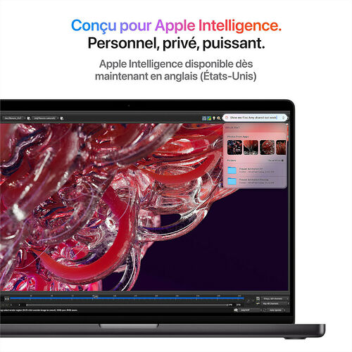 Apple MacBook Pro M4 14" (2024) - Noir sidéral - 16 Go/512 Go