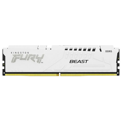 DDR5 Kingston Fury Beast White - 32 Go (2 x 16 Go) 6400 MHz - CAS 32