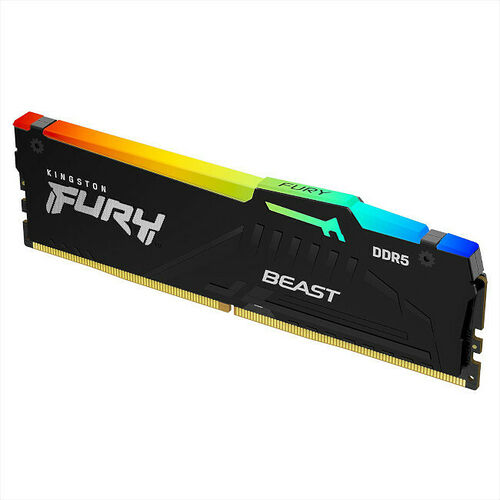 DDR5 Kingston Fury Beast Black RGB EXPO - 32 Go (2 x 16 Go) 6400 MHz - CAS 32