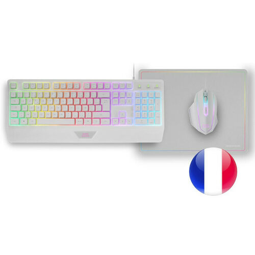 Mars Gaming MCP124 - (Blanc) (AZERTY)