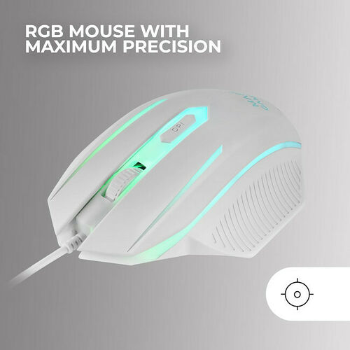 Mars Gaming MCP124 - (Blanc) (AZERTY)