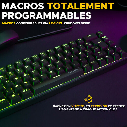 The G-Lab Keyz Titanium Wireless (AZERTY)