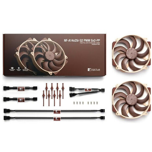 Noctua NF-A14x25r G2 PWM Sx2-PP - 140 mm (Pack de 2)