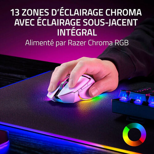 Razer Basilisk V3 Pro 35K (Blanc)