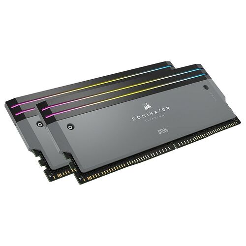 Corsair Dominator Titanium DDR5 - Gris (kit d"éclairage)