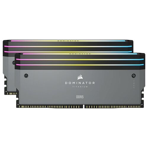 Corsair Dominator Titanium DDR5 - Gris (kit d"éclairage)