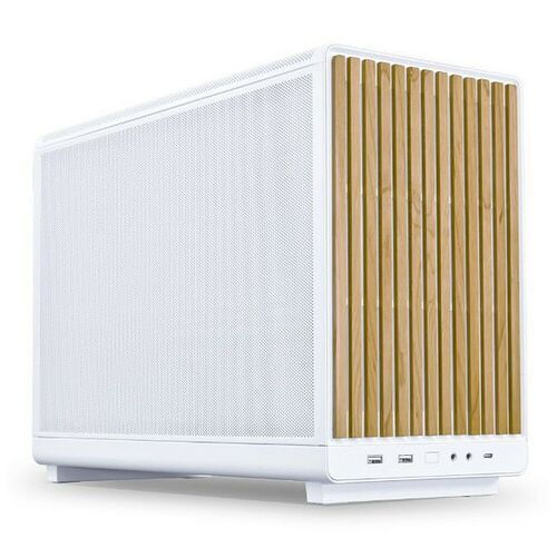 Lian Li A3-mATX - Blanc / Bois Clair