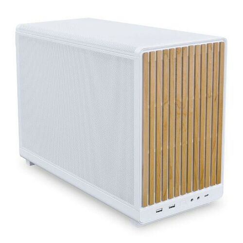Lian Li A3-mATX - Blanc / Bois Clair