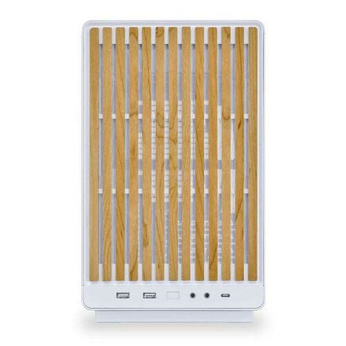 Lian Li A3-mATX - Blanc / Bois Clair