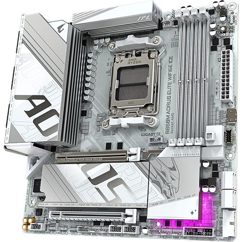 GIGABYTE B850M AORUS ELITE WIFI6E ICE