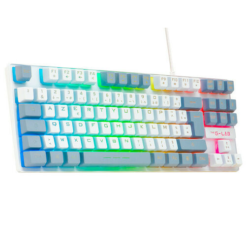 The G-Lab Keyz Caesium TKL - Blanc/Gris (AZERTY)