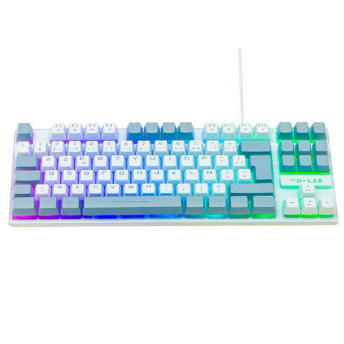 The G-Lab Keyz Caesium TKL - Blanc/Gris (AZERTY)