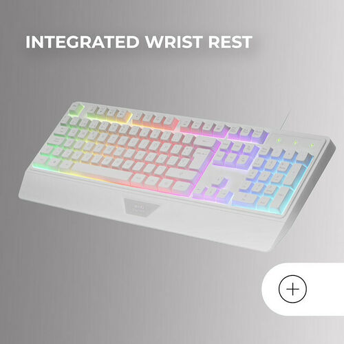 Mars Gaming MK124 - (Blanc) (AZERTY)
