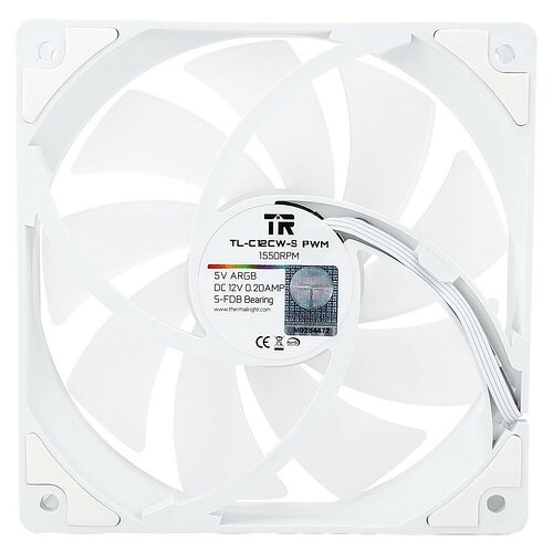Thermalright TL-C12CW-S (Pack de 3)- Blanc - 120 mm