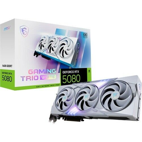 MSI GeForce RTX 5080 GAMING TRIO OC WHITE