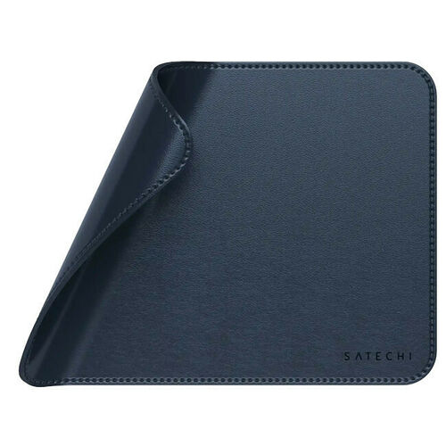 Satechi Vegan-Leather Premium Mouse Pad - Bleu