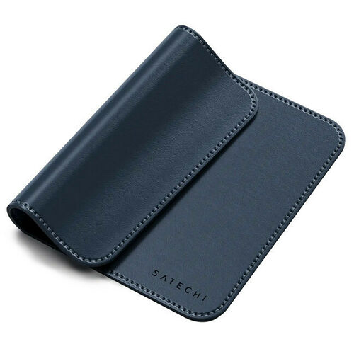 Satechi Vegan-Leather Premium Mouse Pad - Bleu
