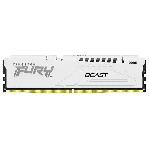 DDR5 Kingston Fury Beast Blanc - 64 Go (2 x 32 Go) 6000 MHz - CAS 30