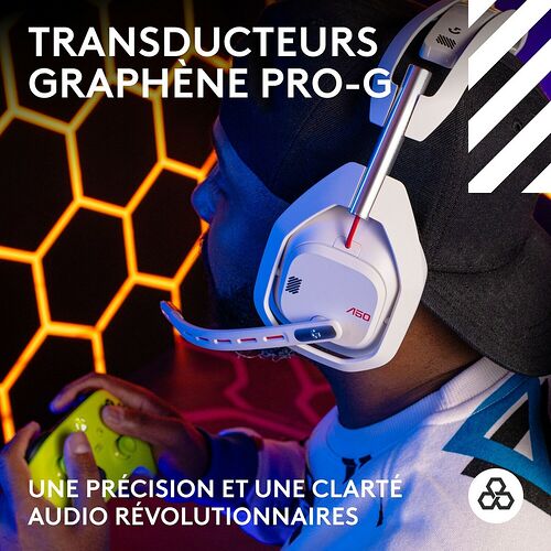 Logitech G Astro A50 Lightspeed - Blanc