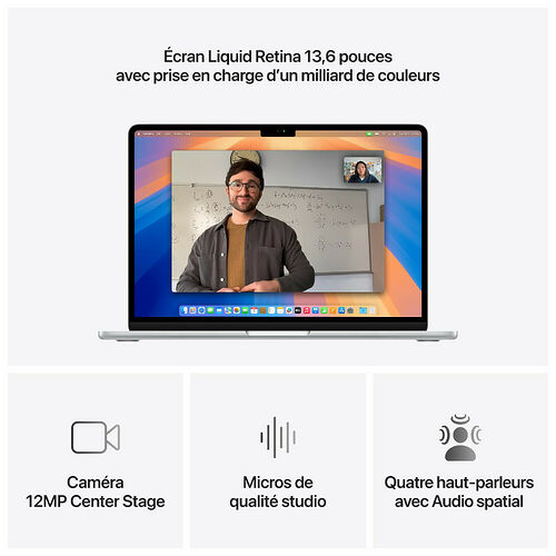 Apple MacBook Air M4 13 pouces (2025) - Argent - 16 Go / 256 Go