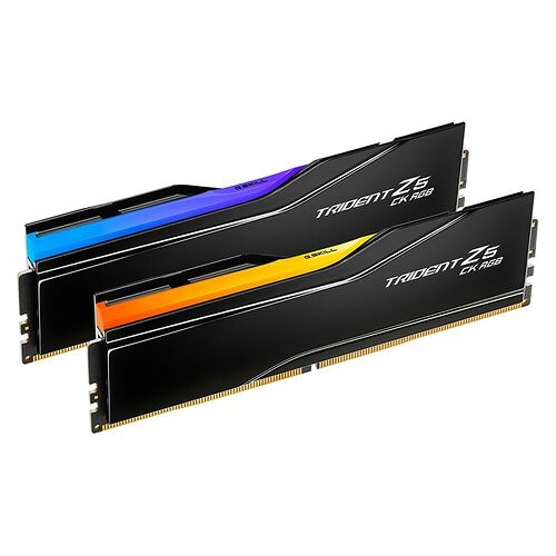 DDR5 G.Skill Trident Z5 CK Noir RGB - 48 Go (2 x 24 Go) 8200 MHz - CAS 40