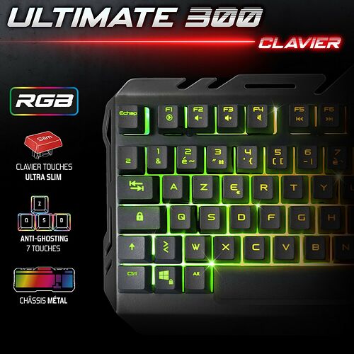 Spirit Of Gamer Ultimate 300 - Noir