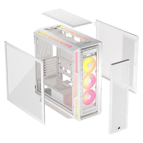 Corsair iCUE 5000T LX RGB - Blanc