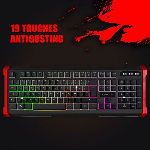 Advance GTA 240 - Noir (AZERTY)