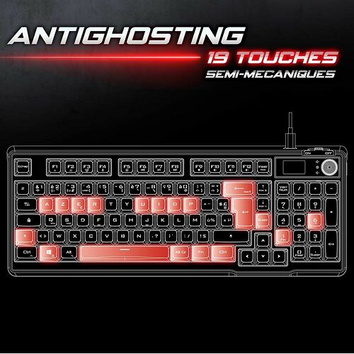 Spirit Of Gamer Elite K60 - Noir (AZERTY)