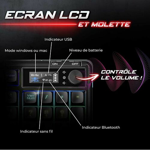 Spirit Of Gamer Elite K60 - Noir (AZERTY)