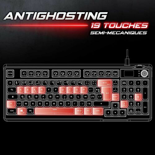 Spirit of Gamer Elite K60 - Blanc (AZERTY)