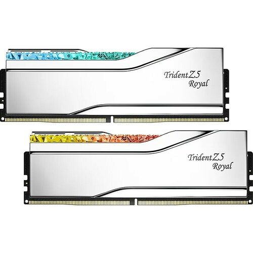 DDR5 G.Skill Trident Z5 Royal Argent RGB - 32 Go (2 x 16 Go) 8000 MHz - CAS 38
