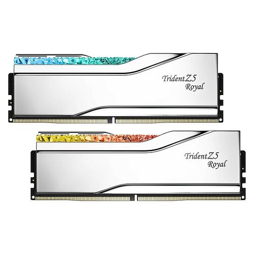 DDR5 G.Skill Trident Z5 Argent RGB - 48 Go (2 x 24 Go) 6800 MHz - CAS 34