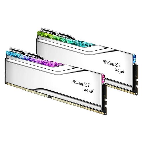 DDR5 G.Skill Trident Z5 Argent RGB - 48 Go (2 x 24 Go) 6800 MHz - CAS 34