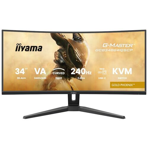 Iiyama G-Master GCB3486WQSCP-B1 Gold Phoenix