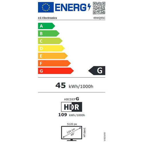 LG 49WQ95C-W (dalle incurvée)