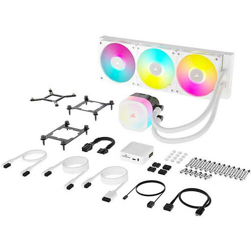Corsair Titan 360 RX RGB - Blanc