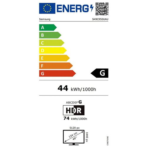 Samsung ViewFinity S9 S49C950UAU (dalle incurvée)